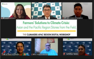 The Climakers APAC Region Digital Workshop: Farmers Solutions to Climate Change